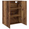 vidaXL Wall Cabinet Old Wood 69.5 x 34 x 90 cm Engineered Wood
