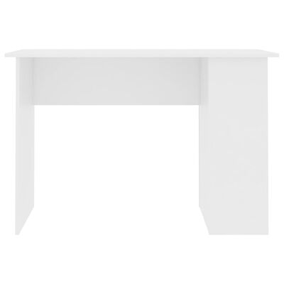 vidaXL Desk White 110x60x73 cm Chipboard