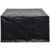 vidaXL Garden Furniture Cover | Black | Polyethylene | 172 x 113 x 73 cm