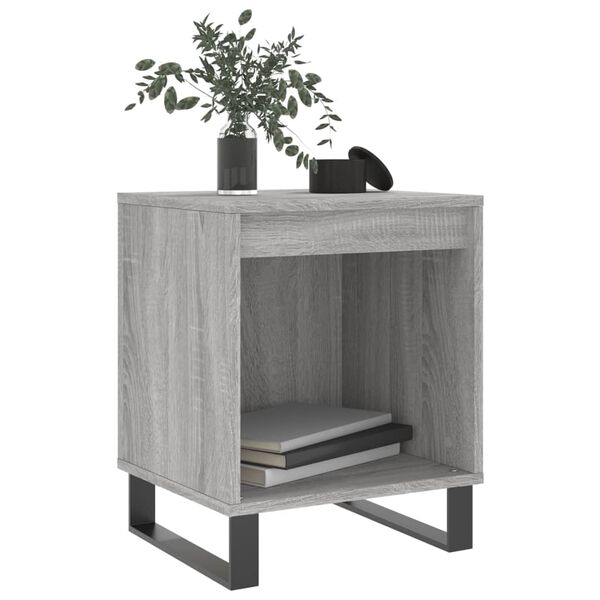 vidaXL Bedside Cabinets 2 pcs Grey Sonoma 40x35x50 cm Engineered Wood