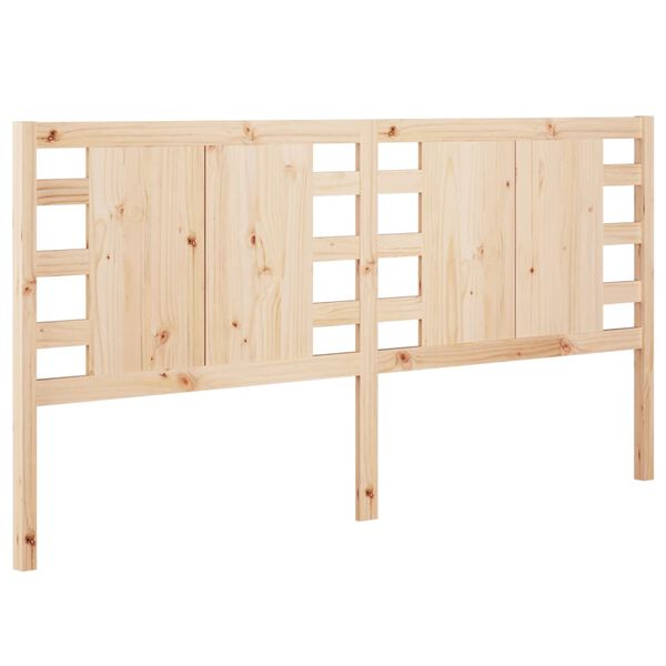 vidaXL Headboard 186x4x100 cm Solid Wood Pine
