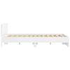 vidaXL Bed Frame without Mattress White 140x200 cm