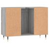 vidaXL Bathroom Cabinet Grey Sonoma 80x33x60 cm Engineered Wood