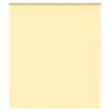 vidaXL Roller Blind Blackout Yellow 120x130 cm Fabric Width 116.6 cm Polyester