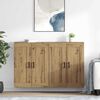 vidaXL Wall-mounted Cabinet 2 pcs Artisan Oak 69.5 x 34 x 90 cm