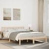 vidaXL Extra Long Bed Frame without Mattress 140x220 cm Solid Wood Pine