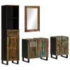 vidaXL 4 Piece Bathroom Furniture Set Solid Wood Acacia