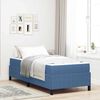 vidaXL Bed Frame with Mattress Blue 80 x 200 cm Fabric