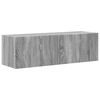 vidaXL TV Cabinet Set Wall-mounted 3 pcs Grey Sonoma Engineered Wood