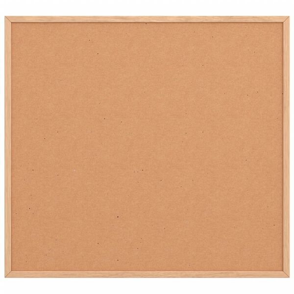 vidaXL Cork Board with Solid Pine Wood Frame 60x55 cm