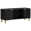 vidaXL TV Cabinet Black 105x33x46 cm Engineered Wood