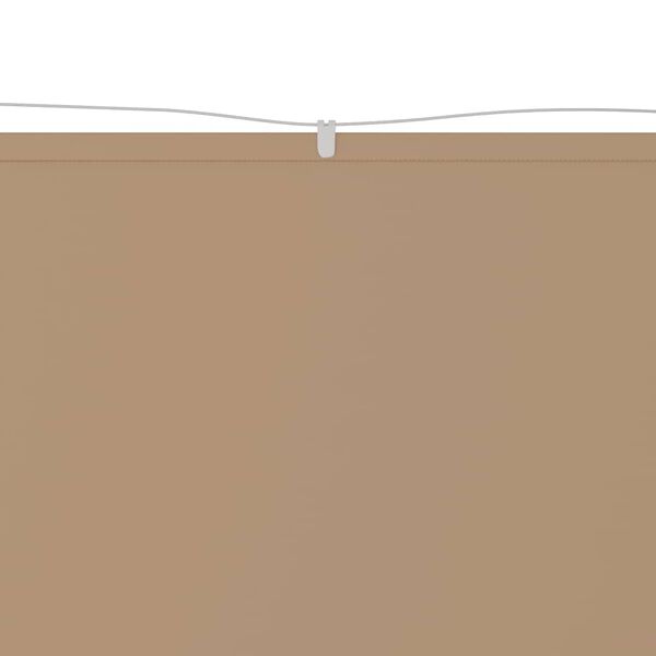 vidaXL Vertical Awning Taupe 180x1000 cm Oxford Fabric