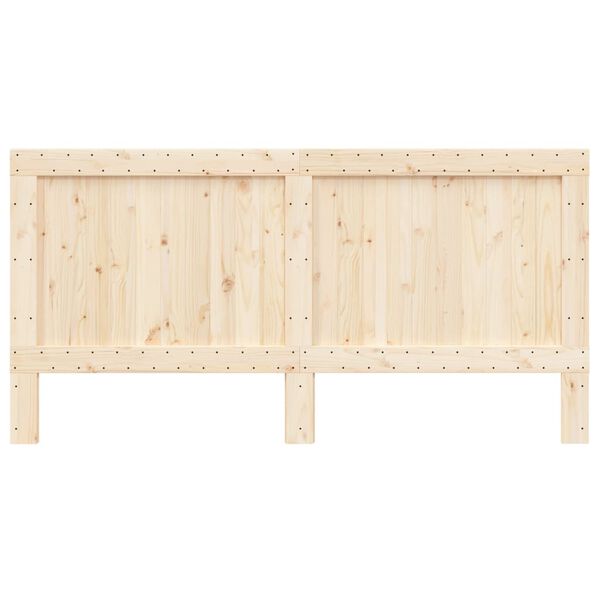 vidaXL Headboard 200x104 cm Solid Wood Pine
