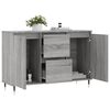 vidaXL Sideboard Grey Sonoma 101.5x35x70 cm Engineered Wood