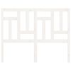 vidaXL Bed Headboard White 205.5x4x100 cm Solid Wood Pine