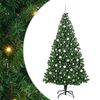 vidaXL Artificial Christmas Tree with 300 LEDs with Stand Green 210 cm