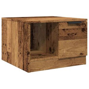 vidaXL Coffee Table Old Wood 50x50x36 cm Engineered Wood