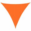vidaXL Sunshade Sail Oxford Fabric Triangular 3x3x3 m Orange