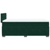 vidaXL Box Spring Bed with Mattress Dark Green 90x190 cm Velvet