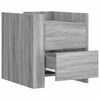 vidaXL Bedside Cabinet Grey Sonoma 45x50x50 cm Engineered Wood