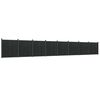 vidaXL Fence Panel Grey 1391x186 cm WPC