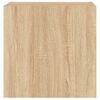 vidaXL TV Wall Cabinets 2 pcs Sonoma Oak 40.5x30x40 cm Engineered Wood