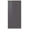 vidaXL Sideboard High Gloss Grey 88x30x65 cm Engineered Wood
