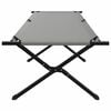 vidaXL Folding Camping Bed Folding Grey 210 x 80 x 46 cm Oxford fabric