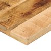 vidaXL Table Top 90x40x2.5 cm Rectangular Solid Wood Rough Mango