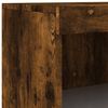 vidaXL Sideboard with LED Lights Smoked Oak 181.5x37x100 cm