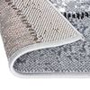 vidaXL Runner Rug BCF Grey with Block Pattern 60x350 cm