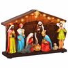 vidaXL Christmas Nativity Scene SALO 31 x 7.5 x 21.5 cm Resin