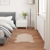 vidaXL Faux Rabbit Fur Rug Olite Taupe 50 x 80 cm Polyester