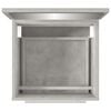 vidaXL Bathroom Cabinet with Mirror Concrete Grey 41x38.5x48 cm Engineered Wood