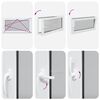 vidaXL Basement Window "RISOR" 110x70 cm Tilt&Turn DIN Right White