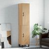 vidaXL Highboard Sonoma Oak 34.5x34x180 cm Engineered Wood