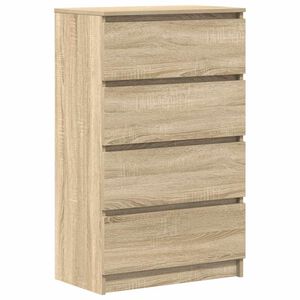 vidaXL Sideboard | Sonoma Oak | Chipboard | Medium | Drawer Cabinet