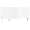 vidaXL Coffee Table High Gloss White 60x50x36.5 cm Engineered Wood