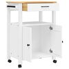 vidaXL Kitchen Trolley MONZA 60x40x88.5 cm Solid Wood Pine
