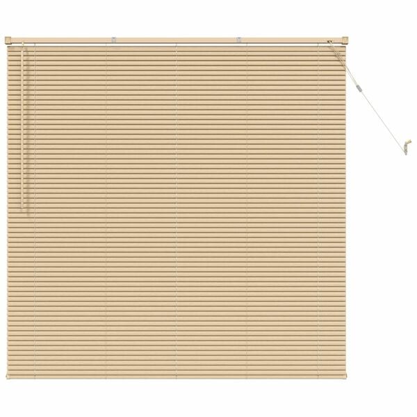 vidaXL Venetian Blind Manual Light Brown with Pattern 150 x 160 cm PVC