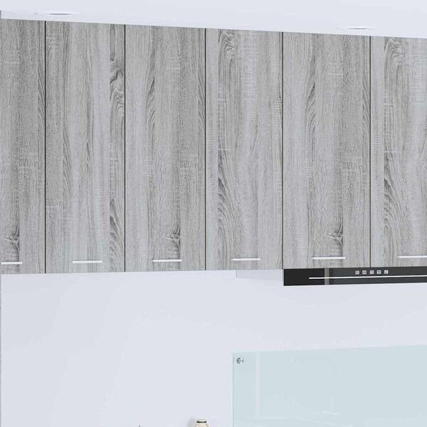 vidaXL Hanging Cabinet Grey Sonoma 60 x 31 x 80 cm Engineered Wood