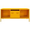 vidaXL Coffee Table Mustard Yellow 101.5x50x43.5 cm Cold-rolled Steel