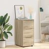 vidaXL Storage Cabinet Sonoma Oak 40 x 48 x 81 cm Engineered Wood