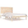 vidaXL Bed Frame without Mattress 120x190 cm Small Double Solid Wood