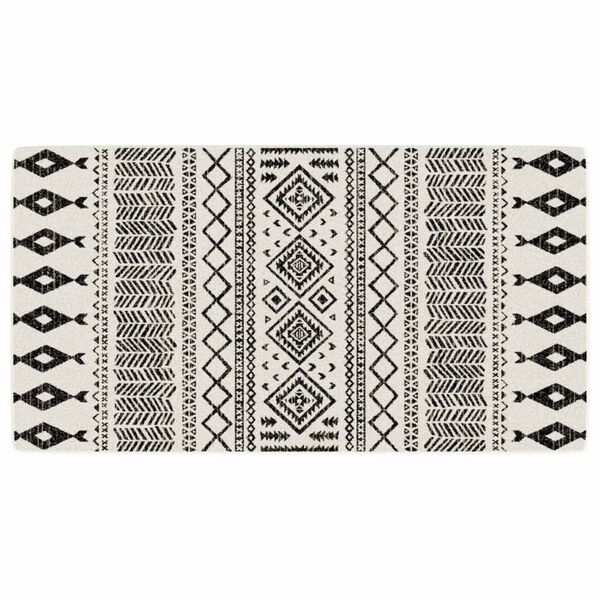 vidaXL Indoor & Outdoor Rug Short Pile Multicolour 80x150 cm Anti Slip