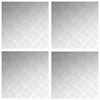vidaXL Stair Tread 4 pcs 50 x 50 cm Silver Aluminium Square