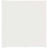 vidaXL Balcony Screen White 110 x 500 cm Oxford Fabric