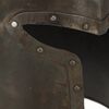 vidaXL Medieval Knight Helmet Antique Replica LARP Silver Steel