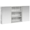 vidaXL Bathroom Cabinet Set 3 pcs 100 x 10.5 x 50 cm Engineered wood