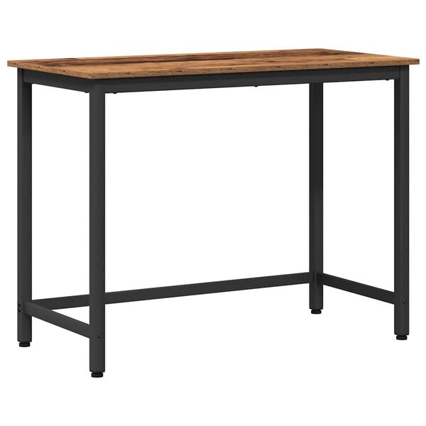 vidaXL Table Old Wood 80 x 50 x 76.5 cm Engineered Wood and Steel
